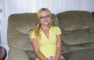 18 year old girl rides on a cock during her first time having sex